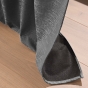 Lot de 2 Rideaux  à oeillets coupe froid 140 x 260 cm jacquard Polarine Anthracite