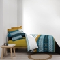 Pack housse de couette 220x240 cm Daria + drap housse 140x190x30 Blanc