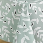 Nappe rectangle 140 x 240 cm microfibre imprimee bellys Sauge