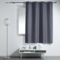 Lot de 2 rideaux spécial petites fenêtres 140 x 180 cm Essentiel Béton