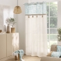 Rideau à Œillets Hera - 140 x 240 cm - Coton/Polyester avec Pompons