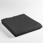 Drap plat 2 pers. 240 x 300 cm coton 57 fils Lina Noir