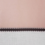 Voilage a oeillets 137 x 240 cm voile sablé + haut coton Jolibel Rose