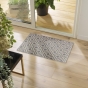 Tapis rectangle 50 x 80 cm bouclette losibi Gris