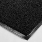 Tapis rectangle 45 x 75 cm pvc yoni Noir