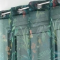 Panneau a oeillets 140 x 240 cm voile sable imprime feerie Emeraude
