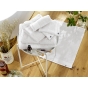 Serviette 50 x 90 cm garance chantilly Blanc