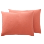Pack Housse de couette 240 x 220 cm Gaze de coton + drap housse 140x190 Rose