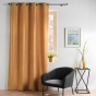 Rideau tamisant 135 x 260 cm velours uni Novana Miel