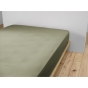 Drap Housse Double Gaze de Coton Romarin – 140 x 190 cm – Bonnet 30 cm