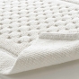 Tapis de bain 50 x 80 cm coton jacquard tisse damaris Sans