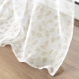 Panneau a oeillets 137 x 240 cm voile sable imprime farandole Naturel
