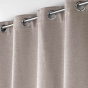 Rideau occultant 140 x 240 cm occultant jacquard Dusky Beige