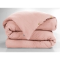 Housse de couette gaze de coton Luxe 240 x 220 cm Rose pêche