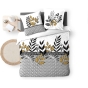 Parure de couette imprimée 220x240 cm + 2 taies 100% coton 57 fils Catalia