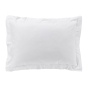 Taie d'oreiller 50 x 70 cm en percale uni 78 fils percaline Blanc
