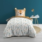 Pack housse de couette enfant Loumba 140 x 200 cm + drap housse Curry