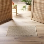 Tapis rectangle 50 x 80 cm coton/polyester tisse alivia Camel