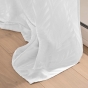 Rideau a oeillets 140 x 260 cm jacquard victoria Blanc