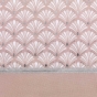 Rideau tamisant en coton 140 x 240 cm Artchic Rose