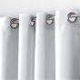 Lot de 2 rideaux spécial petites fenêtres 140 x 180 cm Essentiel Blanc