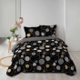 Housse de couette 220x240 cm 100% coton + 2 taie Milord