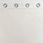 Rideau occutant 140 x 240 cm en velours relief Analia Naturel