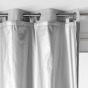 Rideau occultant/thermique/phonique doublure amovible 130 x 230 cm Coverline Gris