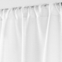 Paire droite passe tringle 2 x 70 x 200 cm voile sable lissea Blanc