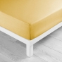 Drap housse 90 x 190 cm bonnet 30 cm Microfibre Oscar Miel