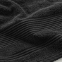 Drap de douche 70 x 130 cm eponge unie tendresse Noir