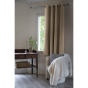 Lot de 2 Rideaux luxe occultant + isolant phonique polaire L140 x H180 cm Inuit Beige