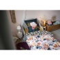 Parure de couette 200x200 coton 57 fils + 2 taies Champetre