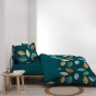 Pack housse de couette 240 x 220 cm Olympie + DH 140 x 190 cm Bleu