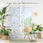 Panneau a oeillets 140 x 240 cm voile sable imprime envolia Sans