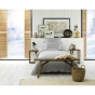 Housse de couette chaude en flanelle 140 x 200 cm Candice Gris chambré