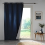 Lot de 2 rideaux occultant 140 x 260 cm Crépuscule Bleu