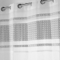 Panneau a oeillets 140 x 280 cm voile sable+top jacquard storia Sans