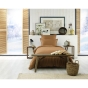 Housse de couette flanelle 140 x 200 cm candice camel Marron