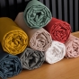Pack drap housse king size 180 x 200 cm + 2 taies en percale 78 fils Tomette