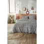 Parure de lit (housse de couette + 2 taies d'oreiller) 260 x 240 cm coton imprimé malia Multicolore