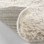 Tapis rectangle 60 x 110 cm shaggy uni Tango Naturel