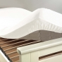 Pack housse de couette 220x240 cm Daria + drap housse 140x190x30 Blanc