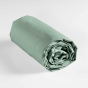 Pack 4 pièces Housse de couette 240 x 220 cm Lunabella + 2 taies + drap housse 140 Sauge