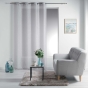 Panneau a oeillets 140 x 240 cm voile sable raye esther Gris