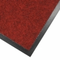 Tapis rectangle 50 x 80 cm anti-poussiere uni telio Rouge