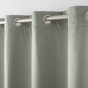 Rideau a oeillets 140 x 260 cm isolant/velours relief polarchic Gris