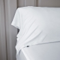 Taie de traversin 85 x 185 cm satin de bambou bambou Salomé Blanc