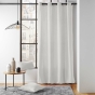 Rideau a oeillets 135 x 260 cm coton recyclé Twily Blanc