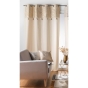 Rideau a oeillets 140 x 240 cm polycoton Solea Or